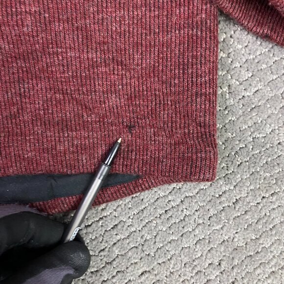 Outdoor Research Flurry Hooded Jacket Women's Medium Red Maroon Wool Blend - Picture 4 of 15